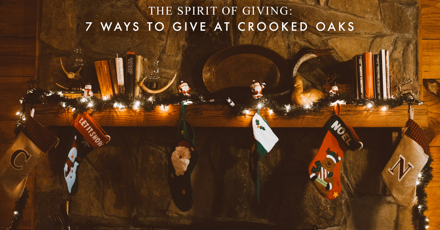 Read more about the article The Spirit of Giving: 7 Ways to Give at Crooked Oaks