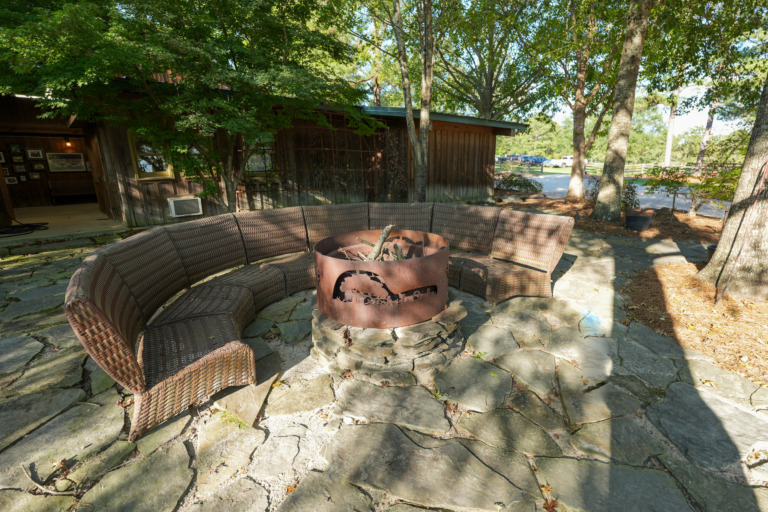 Breezeway Field Stone Patio and Firepit
