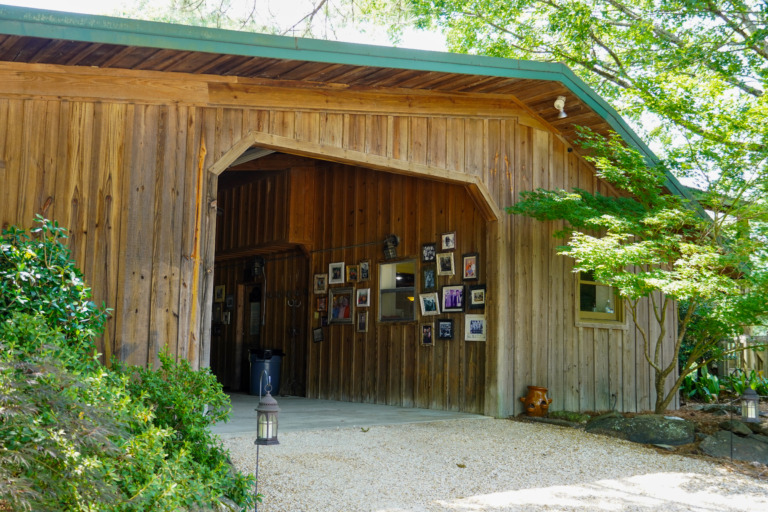 Crooked Oaks Breezeway Entrance Adjacent to the Lodge
