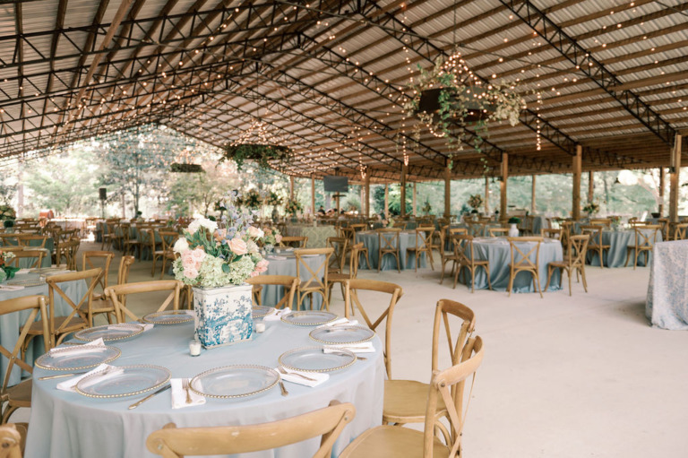 inside pavilion decor